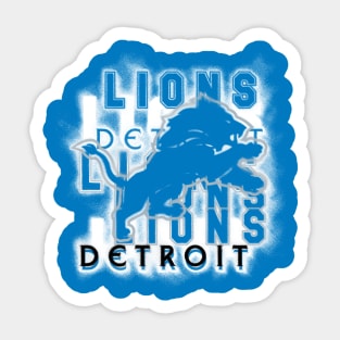 Detroit Lioooons 14 Sticker